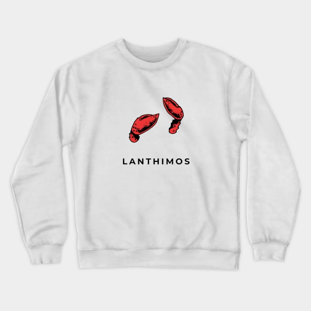 LANTHIMOS Crewneck Sweatshirt by thappier